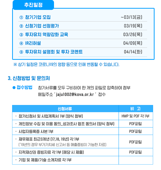 ICT벤처 투자유치 지원
