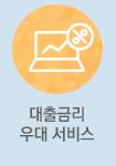대출금리 우대 서비스
